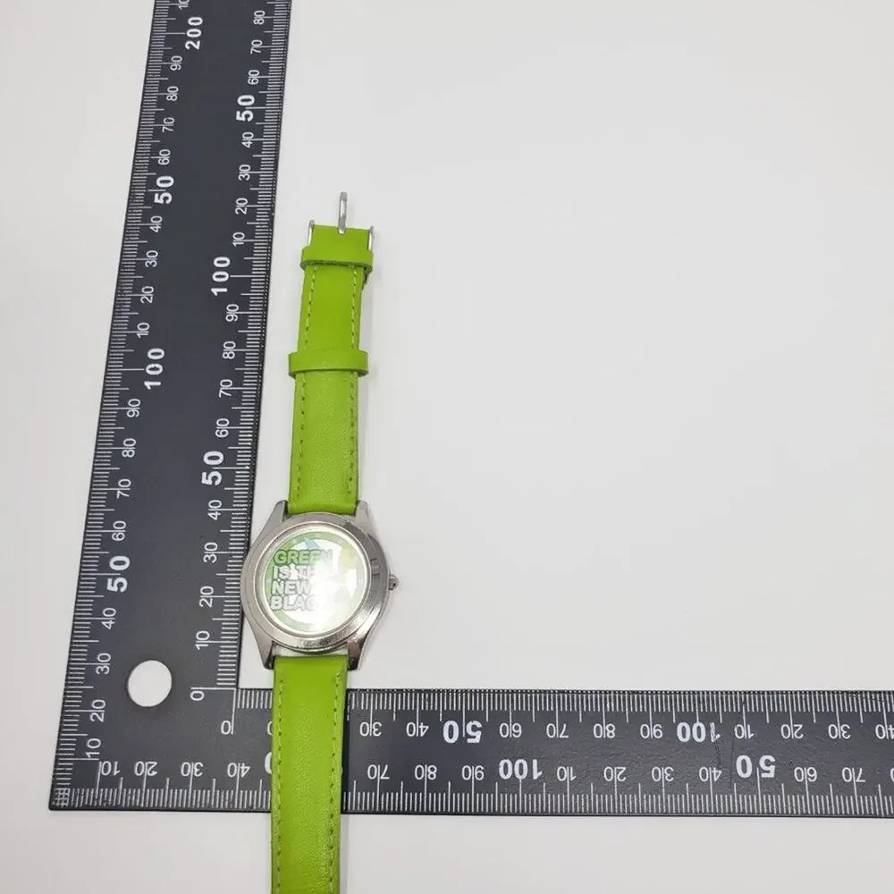 Disney Tinker Bell Green is the New Black Analog Watch